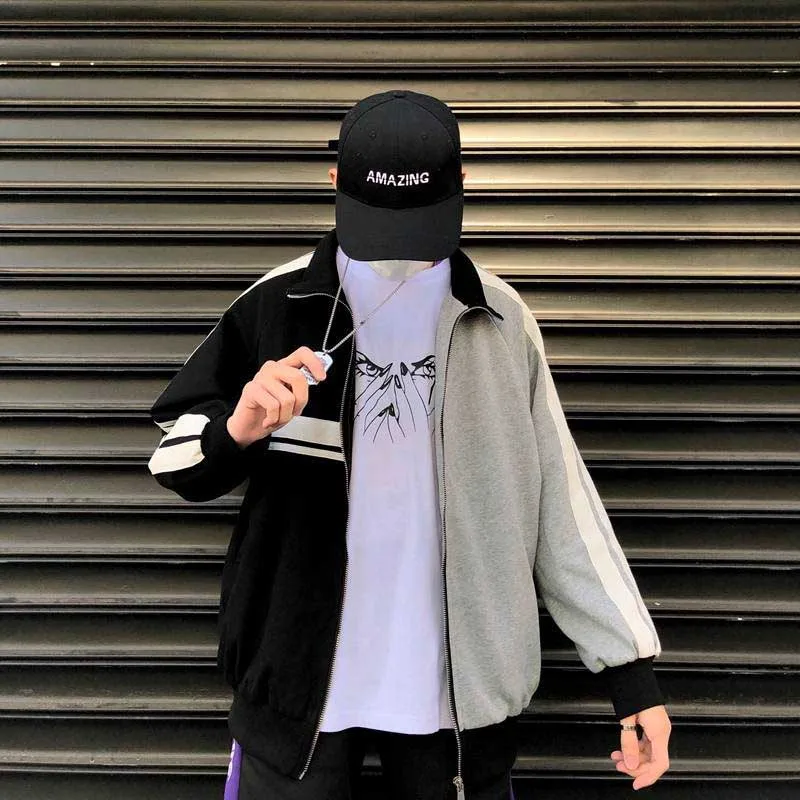 NiceMix в Корейском стиле Сезон весна-осень Новый Harajuku BF Свободные на молнии с