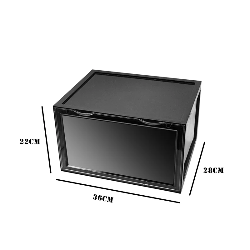 Обувные коробки прозрачного пластика утепленные кроссовки ящик для хранения с