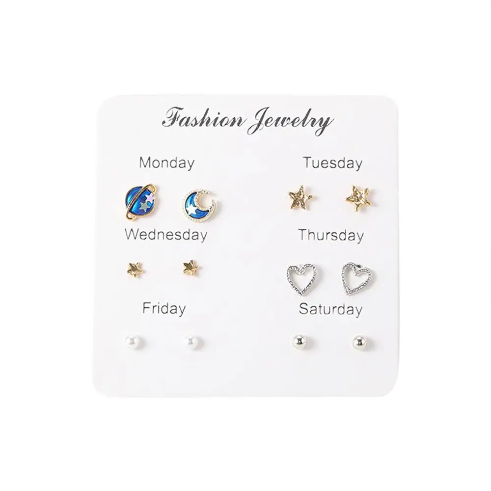 7 пар простых дорожных серег темпераментные модные серьги для женщин 2019