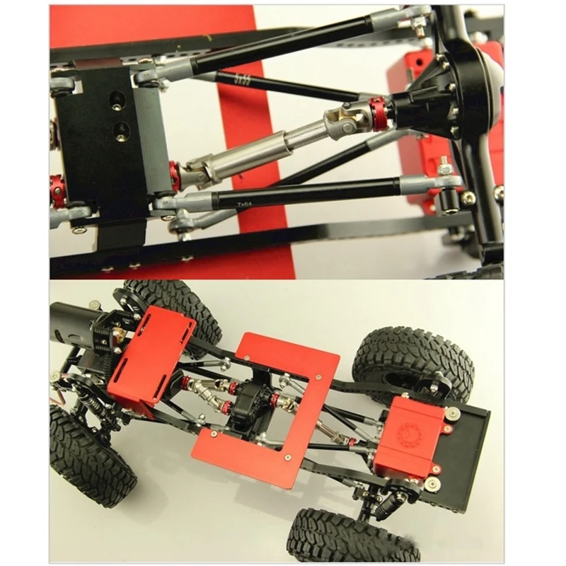 

Metal Flange Head Transmission Drive Shaft CVD for 1/14 Tamiya RC Truck 1/10 RC Crawler AXIAL SCX10 TRAXXAS