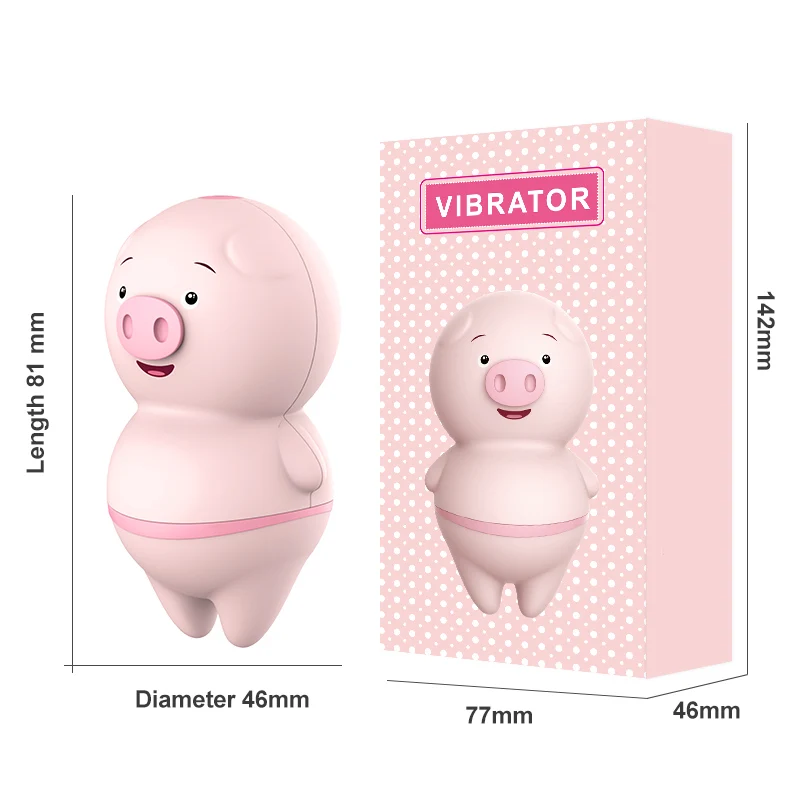 Милый поросенок язык лизание Вибраторы оральный интимные игрушки для женщин 10