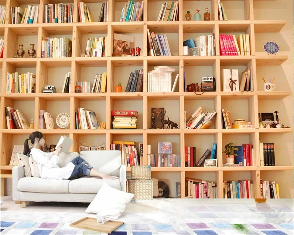 Wellyu индивидуальные большие фотообои модные книги для обустройства дома книжная