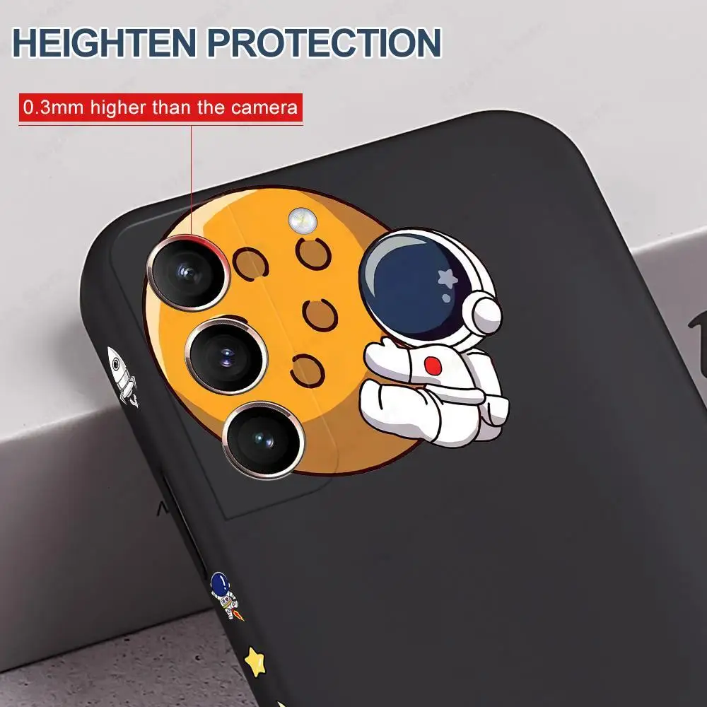 Силиконовый чехол с астронавтом для Samsung Galaxy S22 Ultra S21 Plus S20 FE Ультратонкий S 22 21