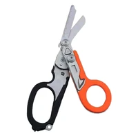 raptor emergency trauma shears medical scissors multitool emt shears stainless steel foldable scissors with strap drop shipping