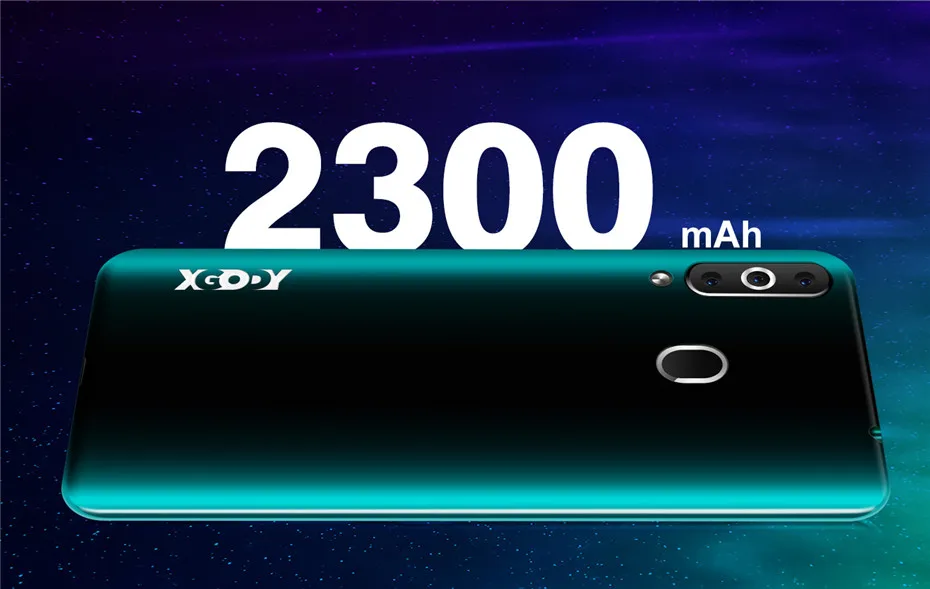 Мобильный телефон XGODY, 4G, отпечаток пальца, 2 ГБ, 16 ГБ, Android 6,0, смартфон, две sim-карты, 5,5 дюймов, 18:9, MTK6737, четыре ядра, 5 Мп, gps, мобильный телефон K20 Pro