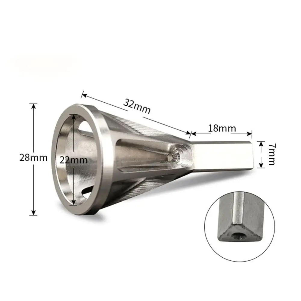 

Durable Stainless Steel Deburring External Chamfer Tool Drill Bit Remove Burr Silver Accessories Hand Tools Woodworking