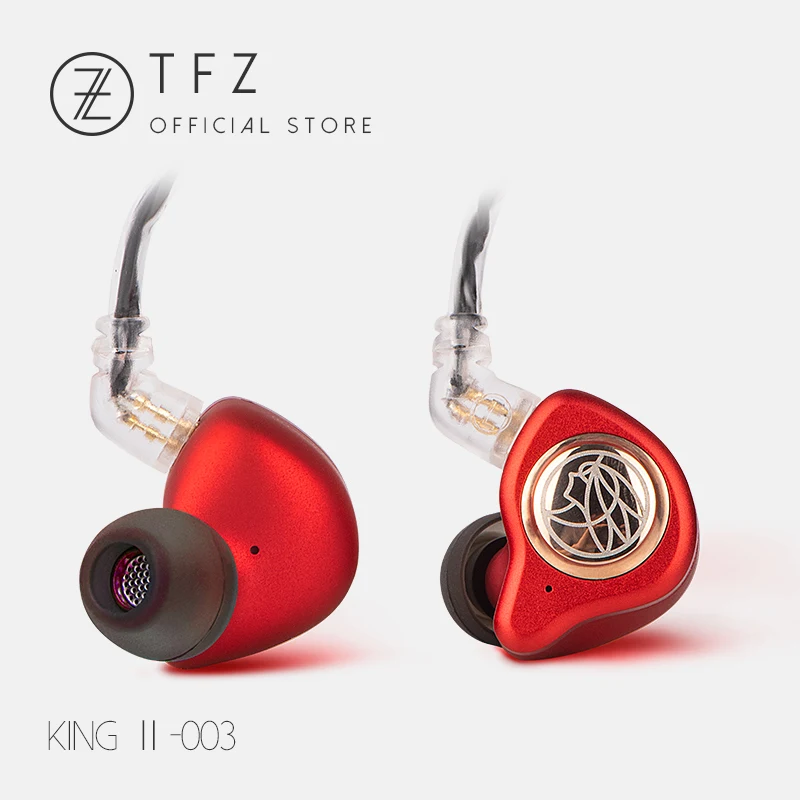 Наушники-мониторы TFZ KING The ароматный Zither II Hi-Fi проводная стереогарнитура 3 5 мм
