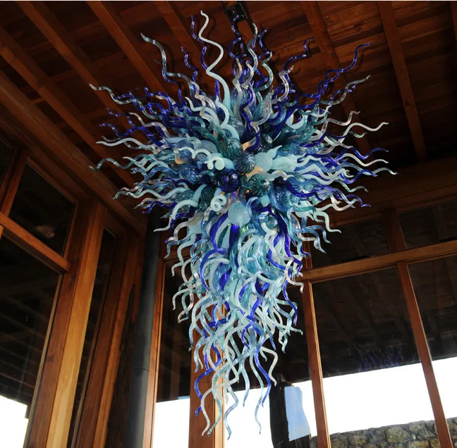 

Modern LED Lamp CE UL Certificate Chihuly Borosilicate Glass Art Low Price Blown Glass Chandelier for Sale