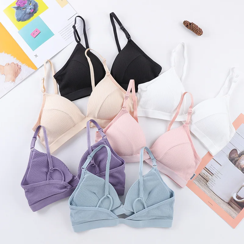 

Women's Underwear New Push up Wireless Beautiful Back Wrapped Chest Sexy Sling Detachable Chest Pad Wrapped Chest