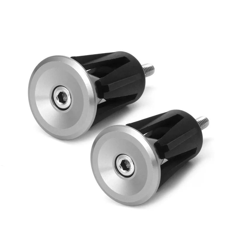 2 Buah Sepeda Motor Stang Caps Aluminium Alloy Motor Sepeda Handle Bar Akhir Berat Stang Sepeda Motor Aksesoris