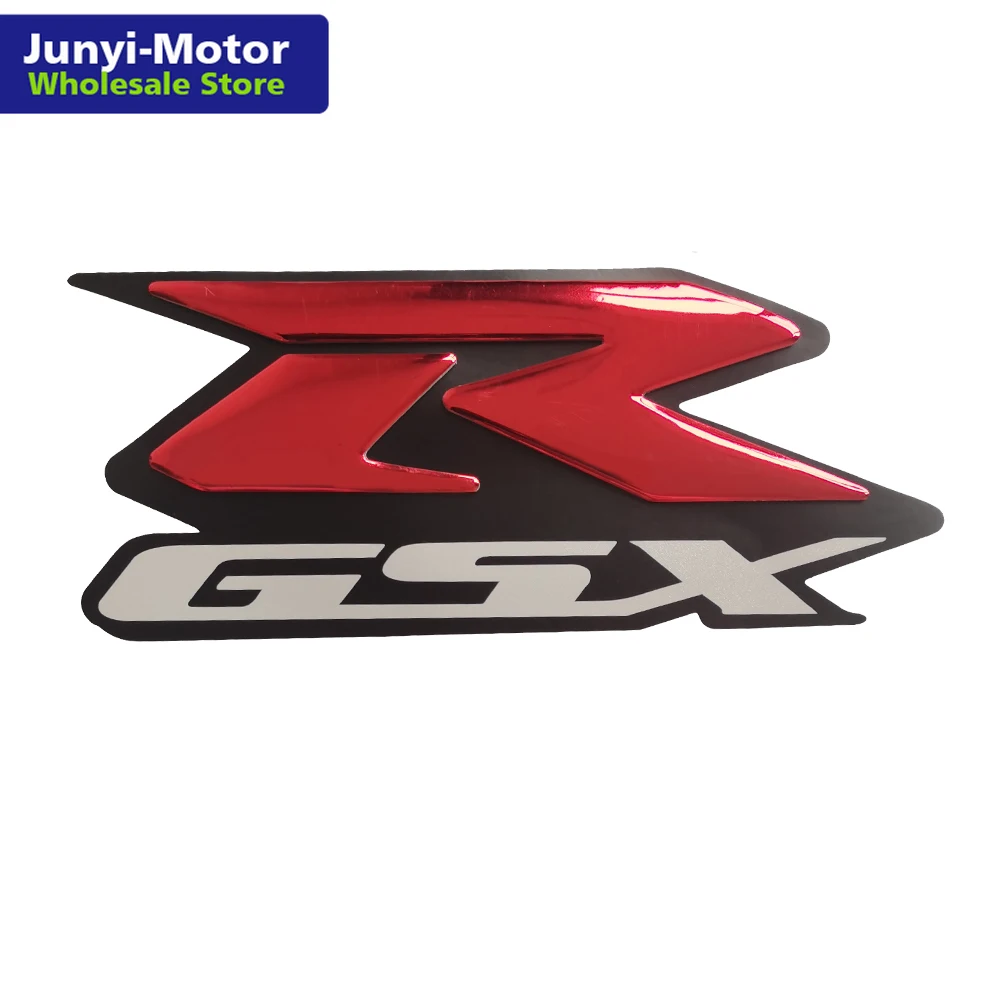 2 шт. красный 3d обтекатель наклейка с логотипом на бак для Suzuki GSXR 600 750 1000 1100