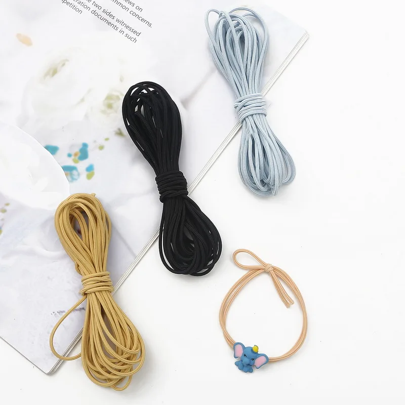 5Meters 10 Colors 2MM Elastic Stretch Cord Beads String Strap Rope Bead thread For Bracelet DIY Sewing Accessories | Дом и сад