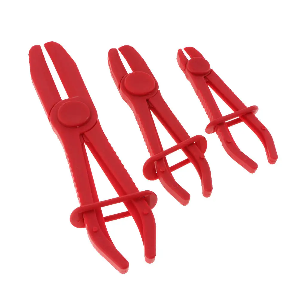 

3Pc Flexible Hands Free Hose Pliers Pipe Clamp Plier Set for Brake Radiator