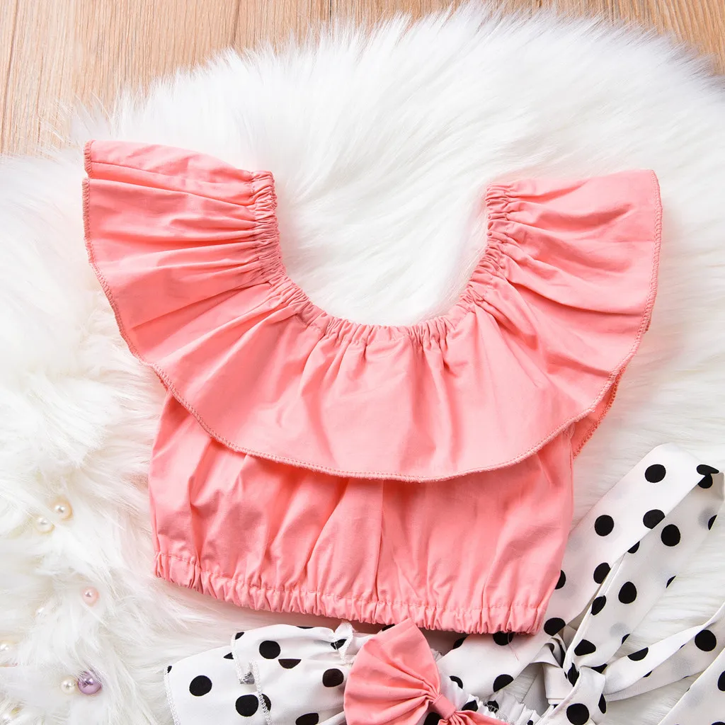 Комплект из 2 предметов милая летняя одежда для новорожденных и маленьких