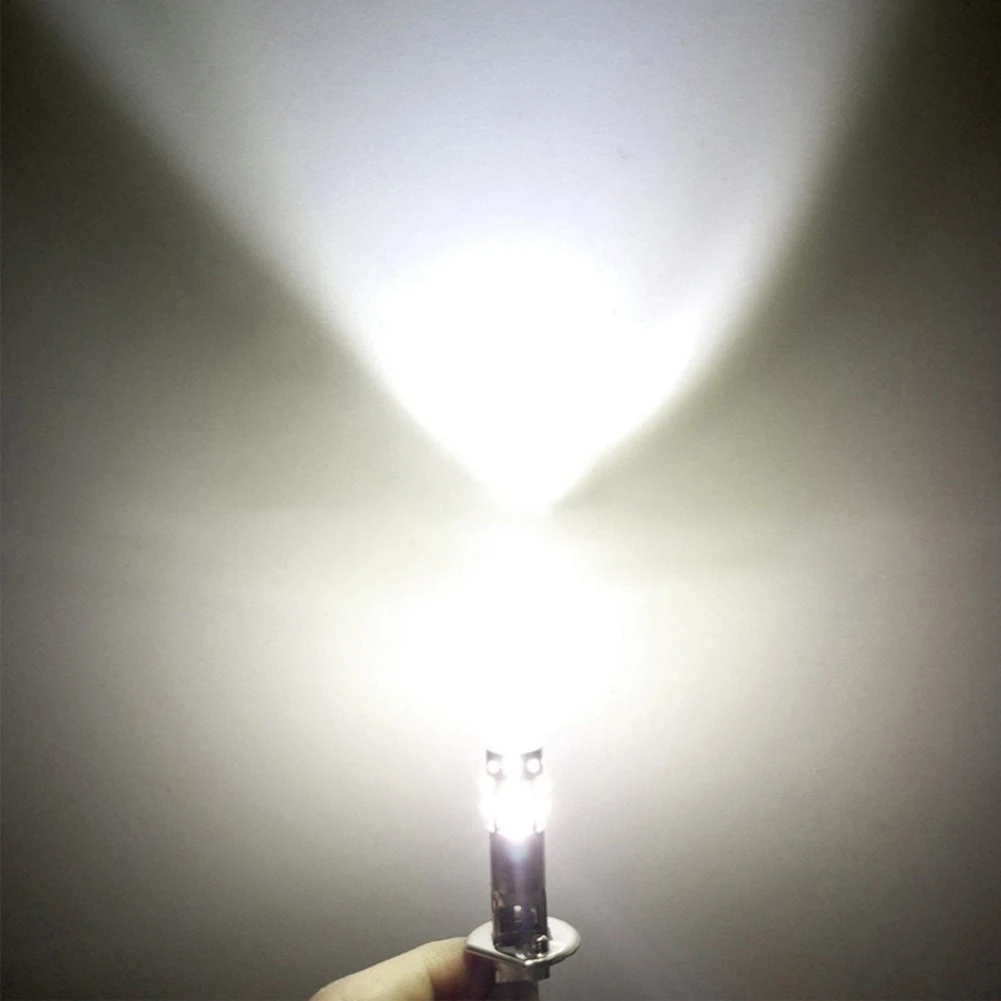 Лампы противотуманные автомобильные дальнего и ближнего света 6000K H1 80 Вт 2