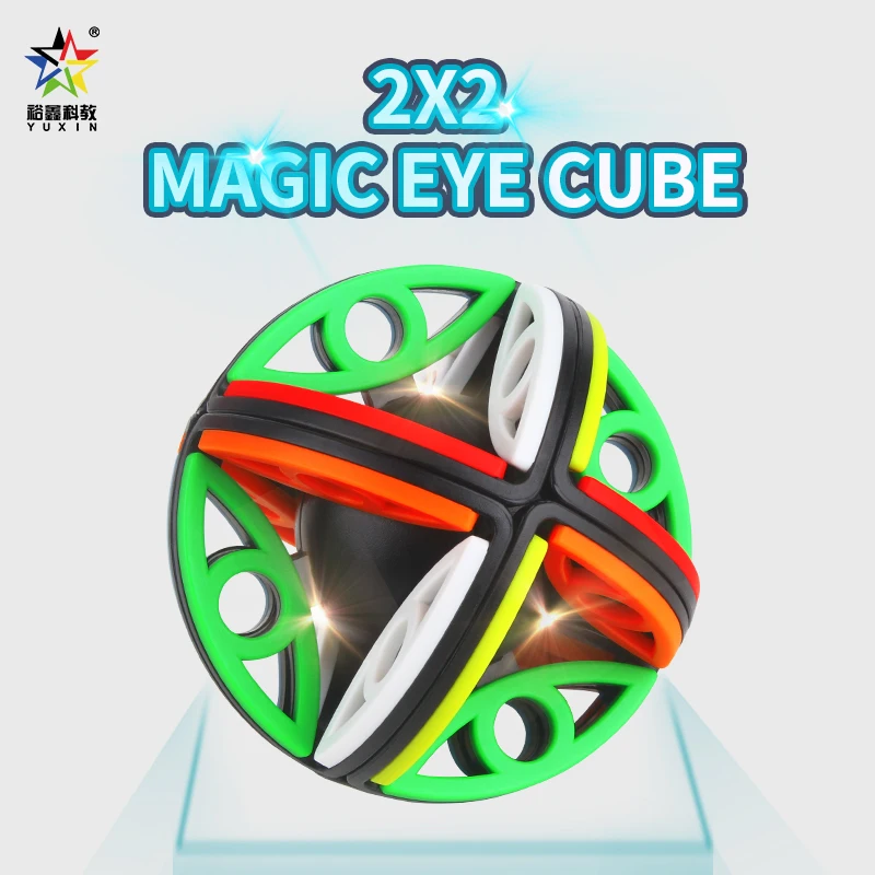 

Yuxin 2X2 Magic Eye Cube Speed Cubes Ball Toys Kids Puzzles