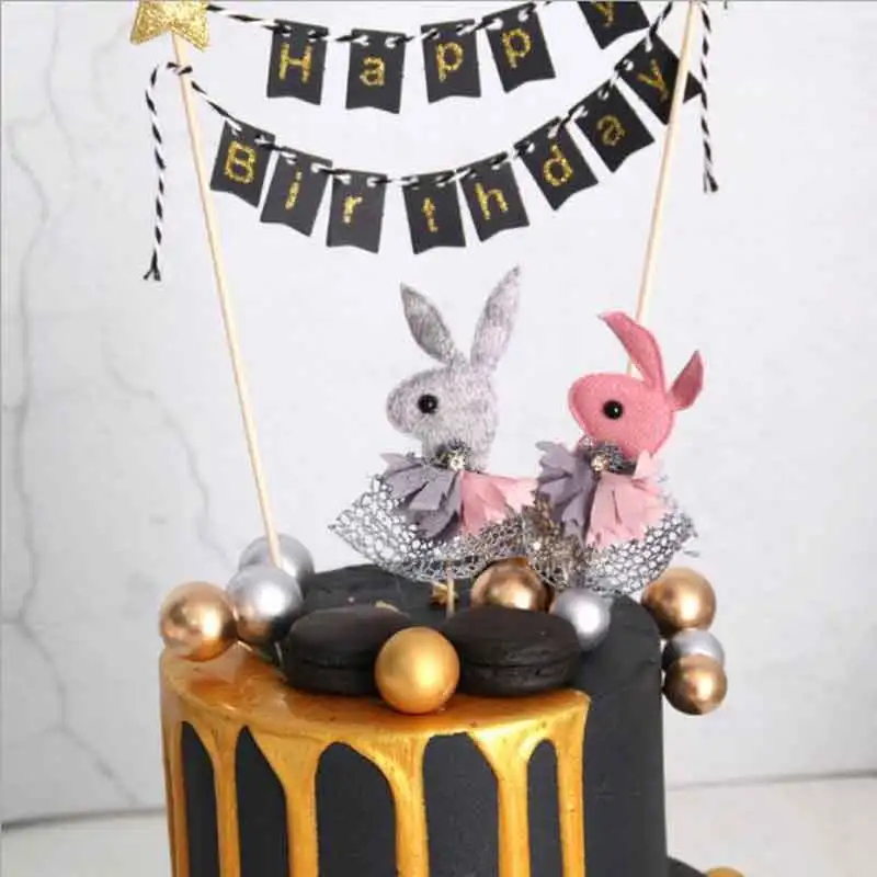 Фотофлаг баннер украшение для торта на 1 й день рождения мальчиков и девочек