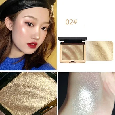 Glow Kit хайлайтер макияж Мерцающий Порошок хайлайтер палитра база осветитель изюминка лица Контур Золотой бронзатор - Цвет: 02