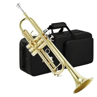 professional trumpet import brass gold trumpet digital mechanical welding pipe music adopts brass musical instruments