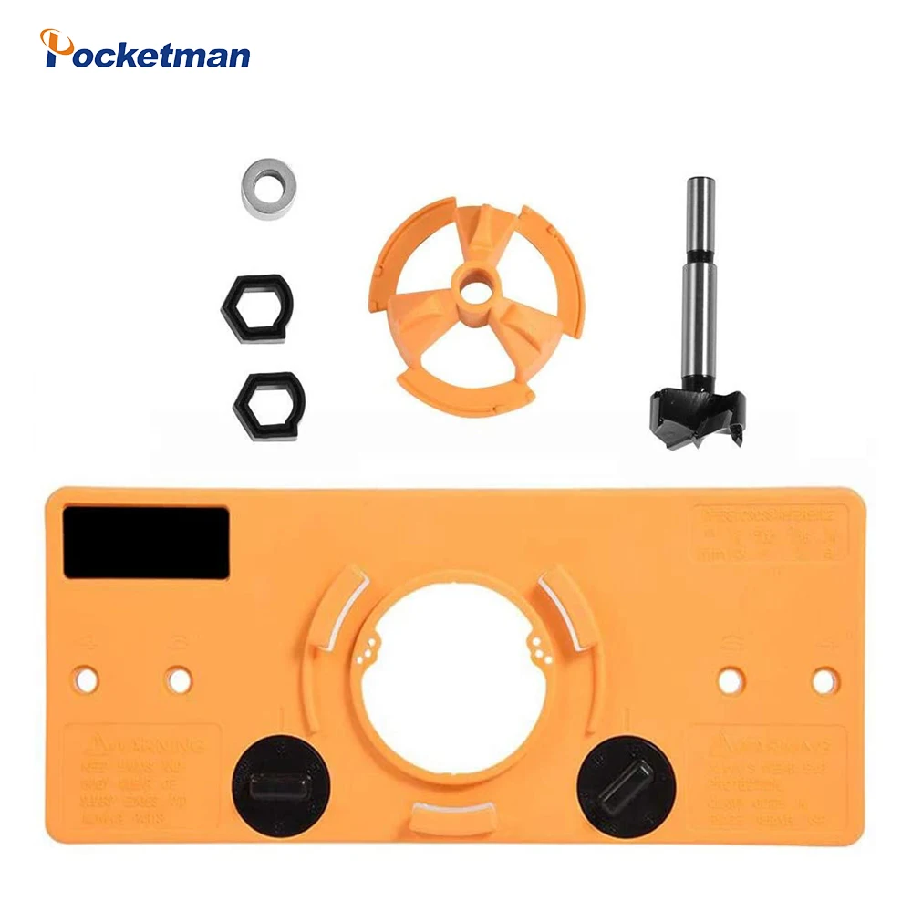 Набор сверл Forstner 35 мм шарнирная кольцевая пила джиг сверлильный направляющий