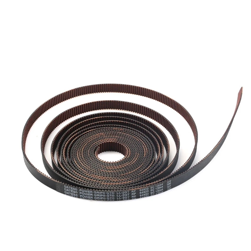 

2GT 9RF Timing Belt Rubber 5M Open Timing belt Width 9mm anti-backlash 2GT 9RF Belt 5M Synchronous Pulley 5m Y08E