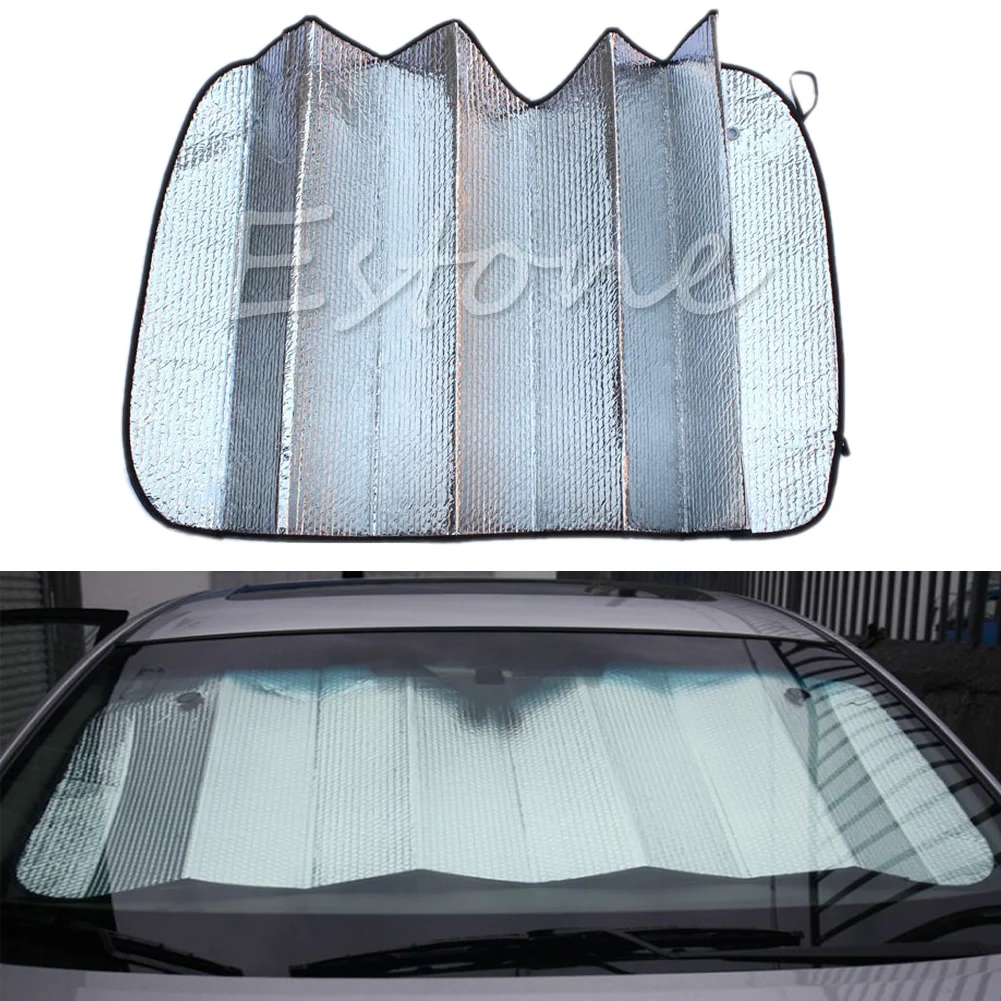 

MOLE 1PC Foldable Auto Front Rear Window Sun Shade Car Windshield Visor Cover New