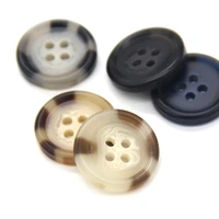 25mm classical resin imitation horn pattern buttons for clothes men coat sweaters jacket decorative sewing accessories wholesale