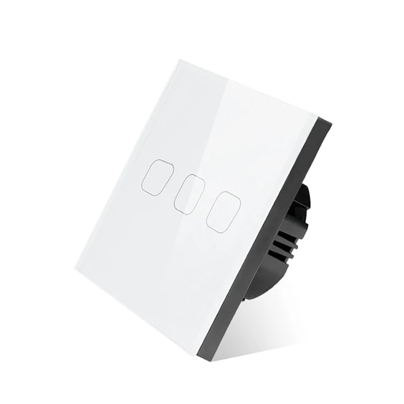 Сенсорный выключатель европейского стандарта 2 клавиши 1 канал настсветильник