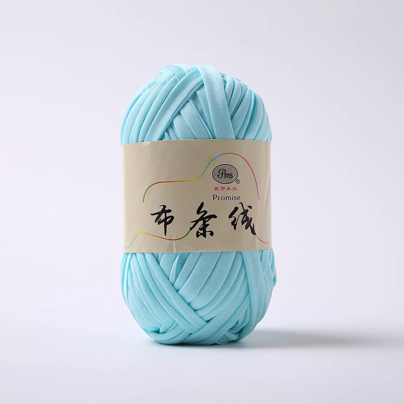 1 кг/10 шариков Мягкая футболка пряжа для вязания крючком нитки ручного громоздкая