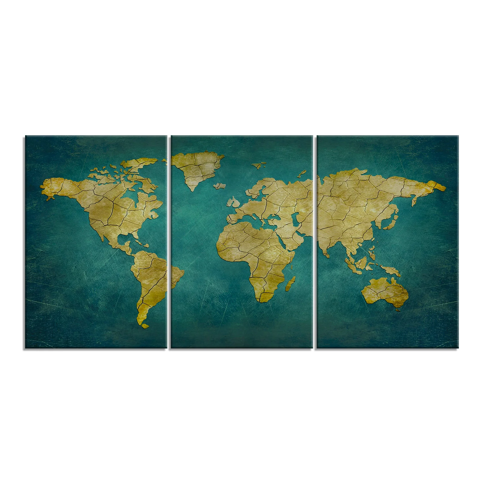 

Modular Canvas HD Printed Wall Art Rtero Map Poster Painting Home Decoration Living Room Bedroom Pictures Artworks Framework