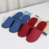 hotel disposable supplies summer home linen slippers breathable platform shoes for women men fit size fit flop for guest hotel