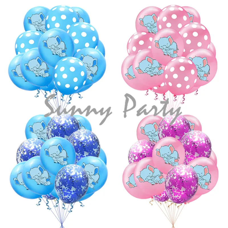 Пол раскрывает тему вечерние мультфильм слон латекс набор воздушных шаров