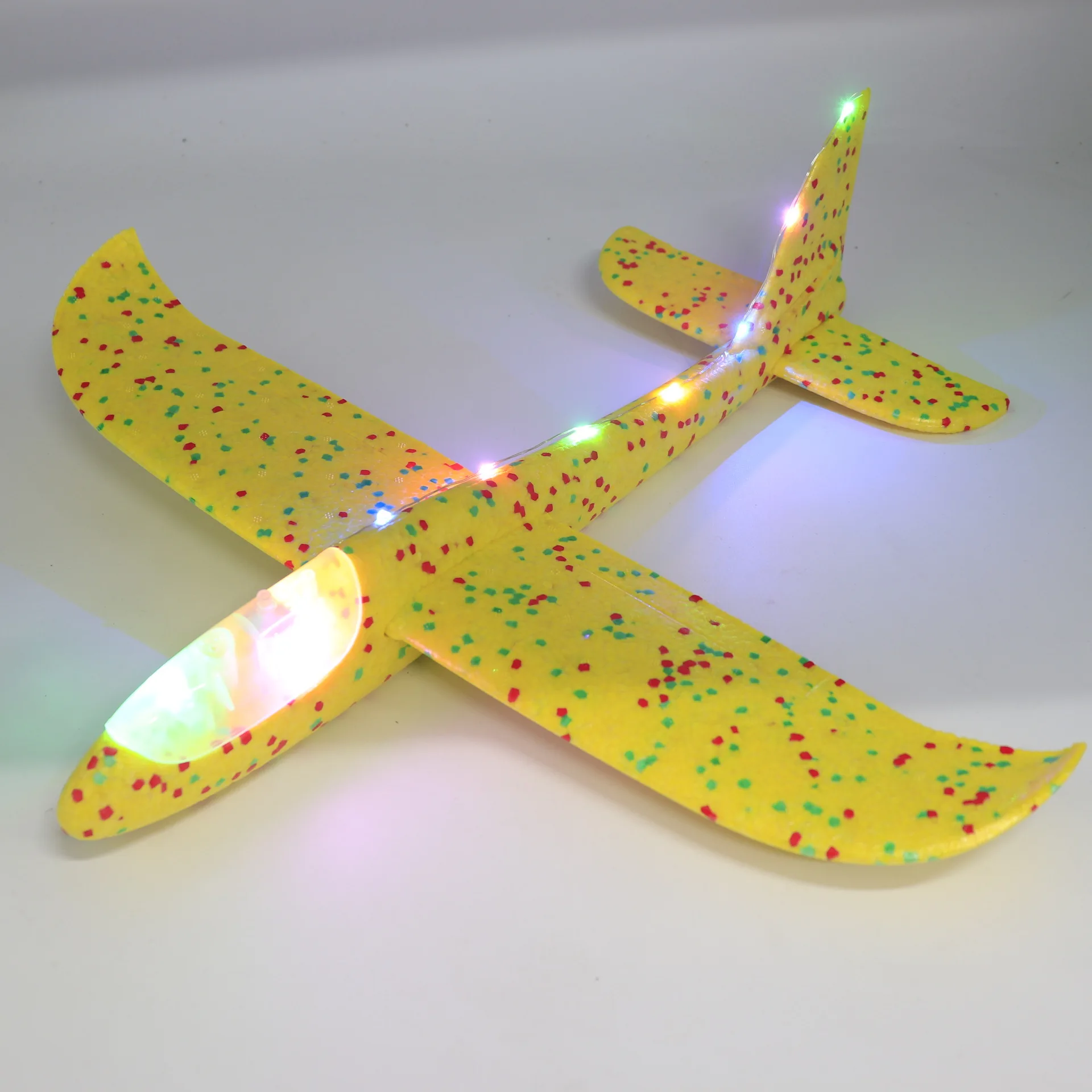 Планер самолеты ручной бросок Летающий DIY светодиодный мигающий самолет модель самолета Пена аэроплан вечерние игрушки для детей подарок для детей