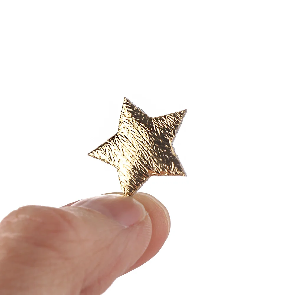 100/200 шт./упак. 2 см Золотой серебристый пенопласт звезды украшения ювелирные