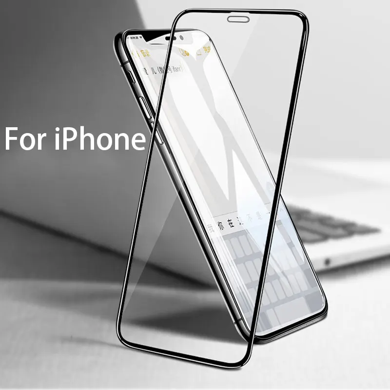 Защитное стекло закаленное для iphone 11 pro max 6 6s 8 7 plus|Бамперы| |