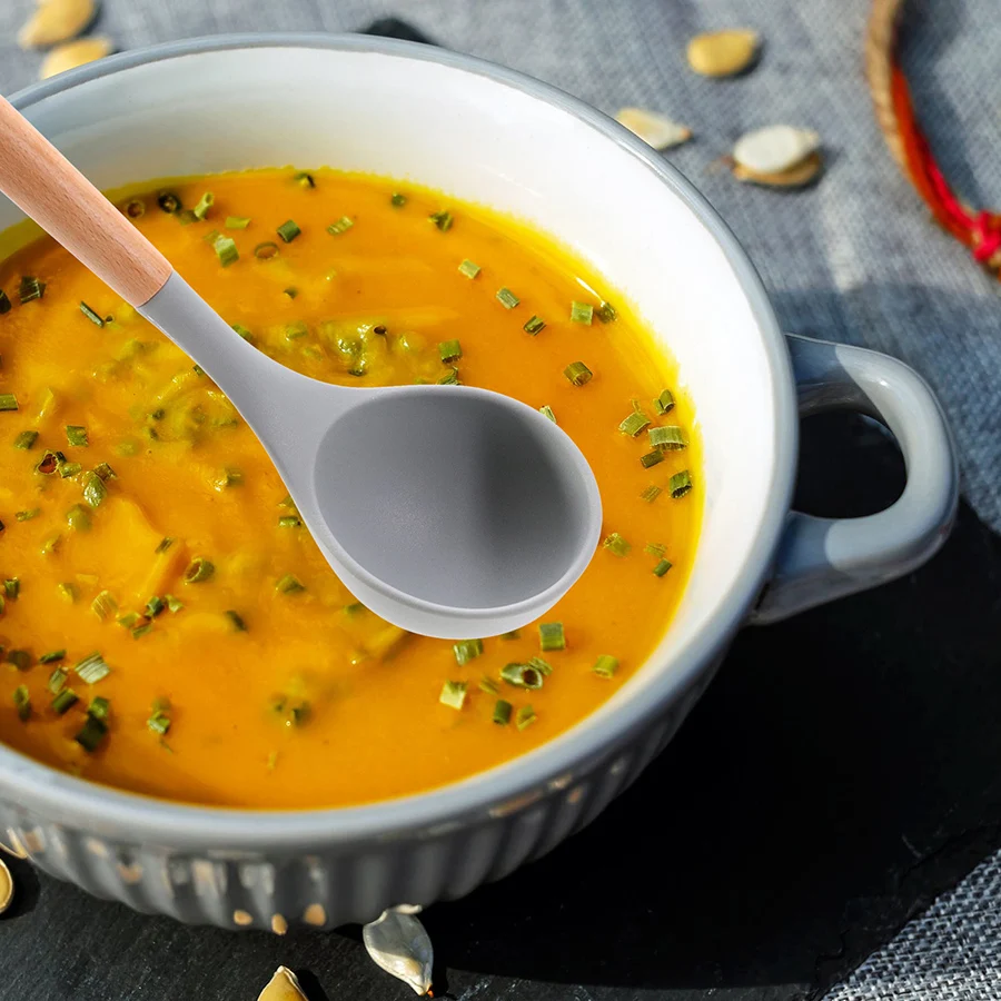 Силиконовая кухонная утварь набор кухонной утвари антипригарная лопатка черпак