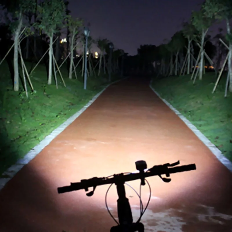 

5*T6 Led Bicycle Light 3000 Lumen MTB Bike Front Lights 5200mAh USB Rechargerable Power Display Cycling Headlight 5 Modes