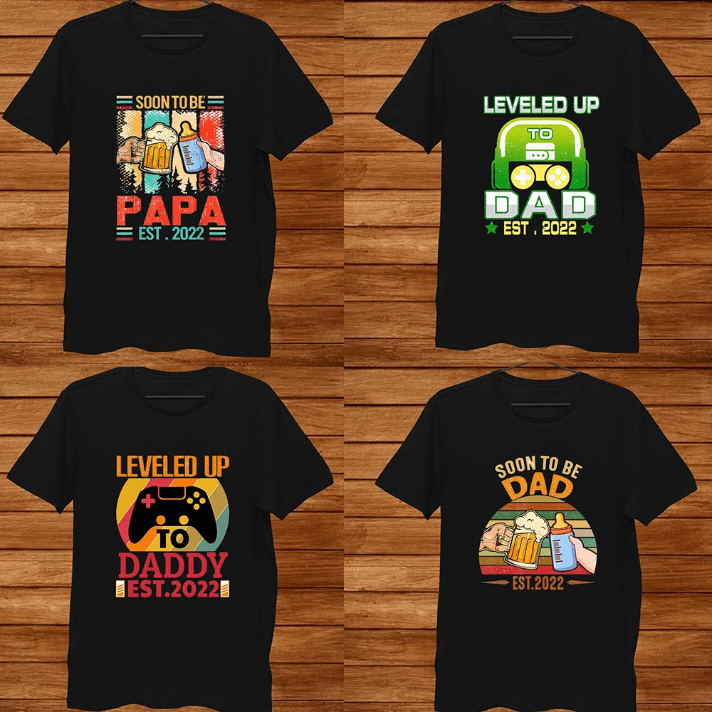 Мужская футболка с круглым вырезом и коротким рукавом для беременных | одежда