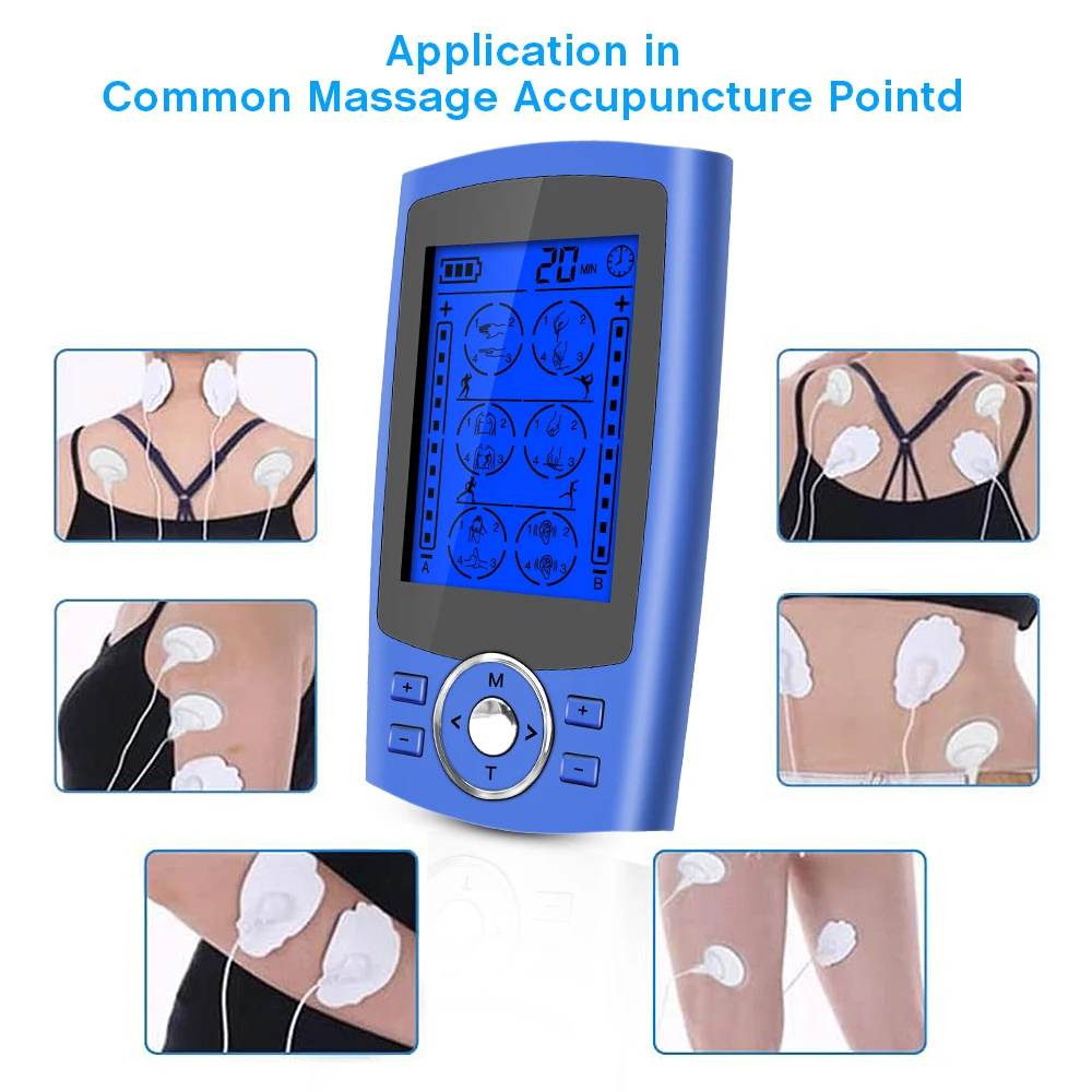 Электронный импульсный массажер для облегчения боли 24 режима | Красота и