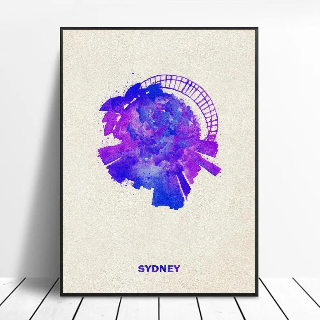 

Абстрактный Сиднейский художественный холст, постер для украшения дома, картина без рамки