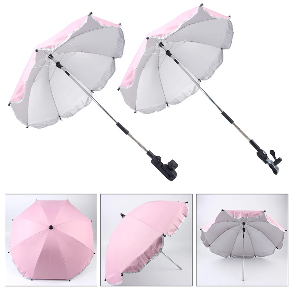 Гибкая рука клип козырек от солнца для инвалидных колясок Съемный корпус Сталь Структура коляска Детские