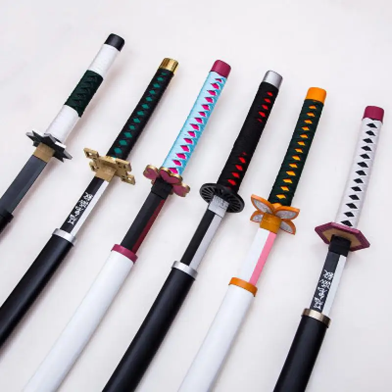 

100 Cm Wooden Sword Devil's Blade Role Playing Animated Weapons Children's Wooden Sword Toys Cos Weapon Wooden Knife gift