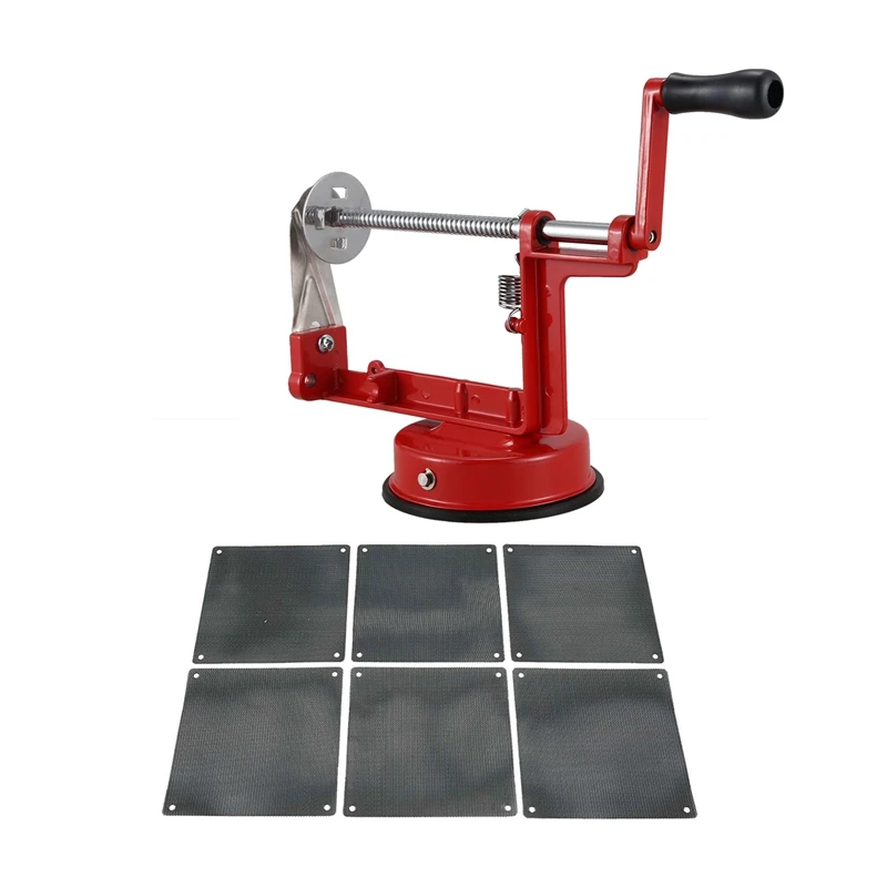 7 шт. аксессуары: 1 твист слайсер для картофеля спиральный стружки ручная режущая