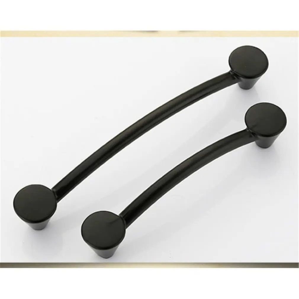Черные дверные ручки шкаф выдвижной ящик кухонный для мебели Аппаратные