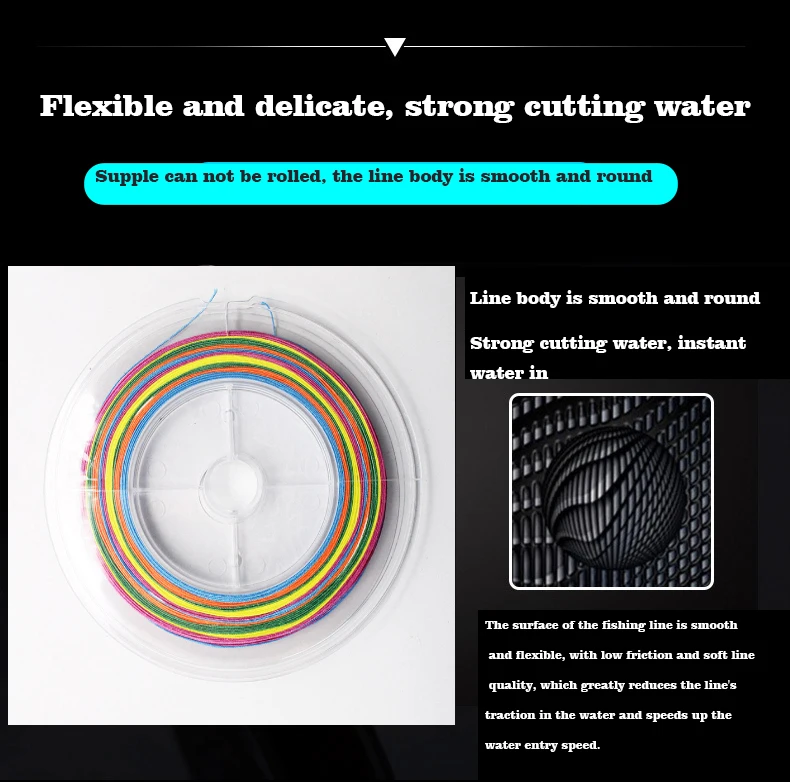 8-оплетная рыболовная леска для морской соленой воды японская нано-многонитевая