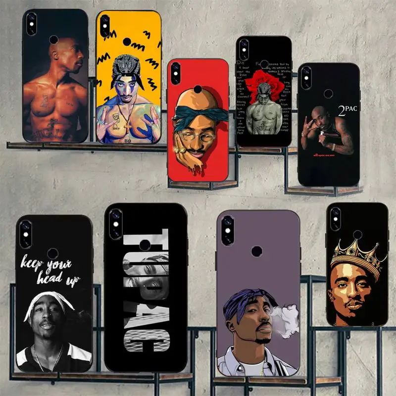 

2Pac Tupac Amaru Shakur Hard Phone Case For Xiaomi Redmi 7 8 9t 9se k20 mi8 max3 lite 9 note 9s 10 pro