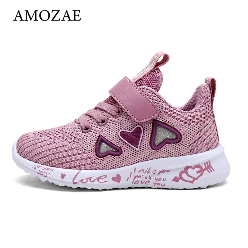 

Summer Children's Casual Shoes For Girls Fashion Mesh Sneakers Kids Tenis Cute Sport Shoes Light Cartoon Female Running Footwear