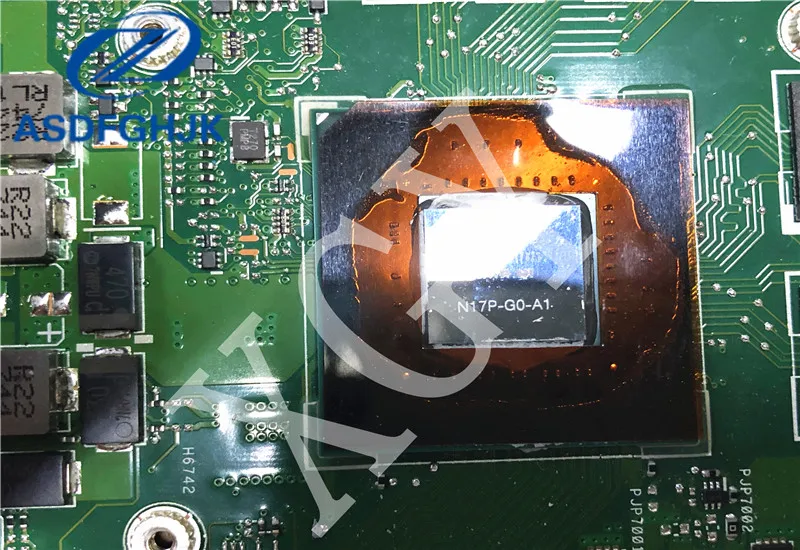 Материнская плата для ноутбука ASUS летающая крепость X580 X580V X580VD материнская плата Mianboard с видеокартой GTX 1050 i7-7700HQ cpu