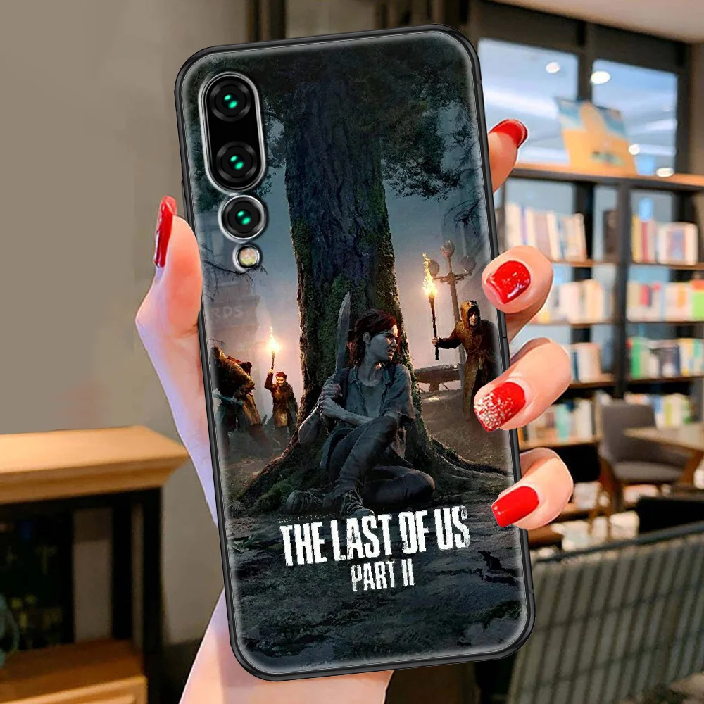 The Last Of Us Part 2 Phone case For Huawei P Mate P10 P20 P30 P40 10 20 Smart Z Pro Lite 2019 black fashion prime art images - 6