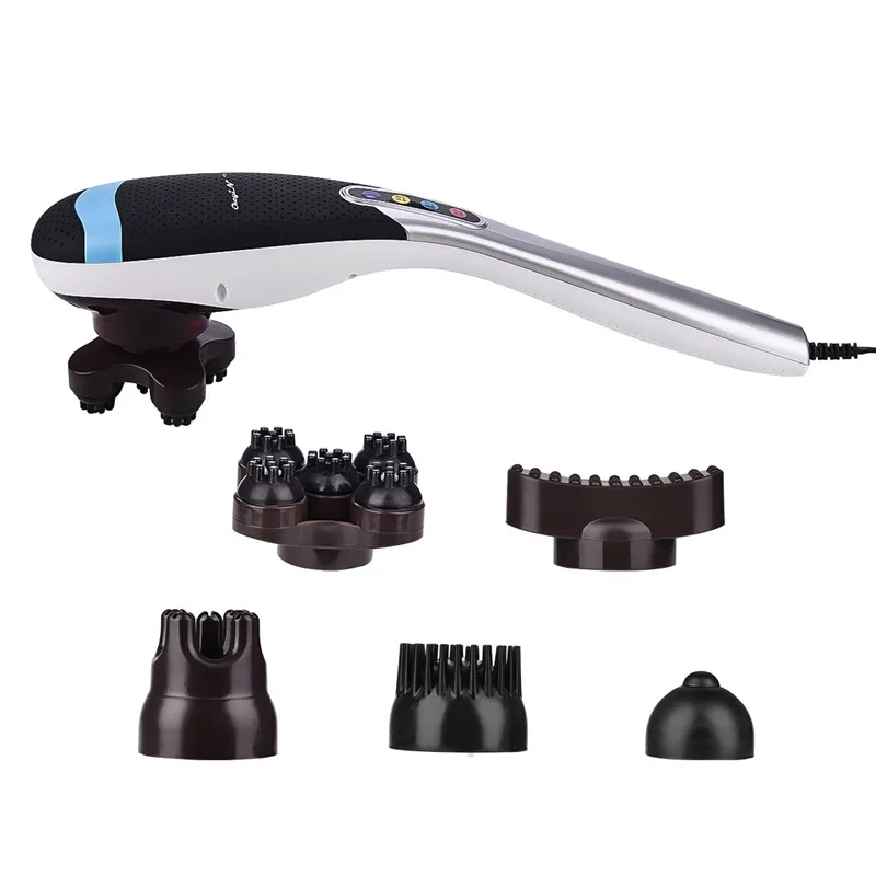 Электрический ручной массажер для шеи спины талии ног тела релаксации шейного